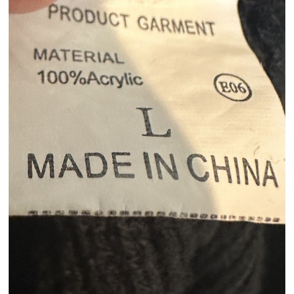 Turtleneck Sweater Dress long sleeve‎ cable knit Sz L GUC pockets - Picture 3 of 5